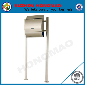 Stainless Steel Mailbox with Stand