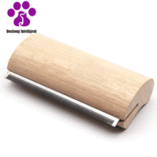 Premium Wooden Pet Hair Removal Comb