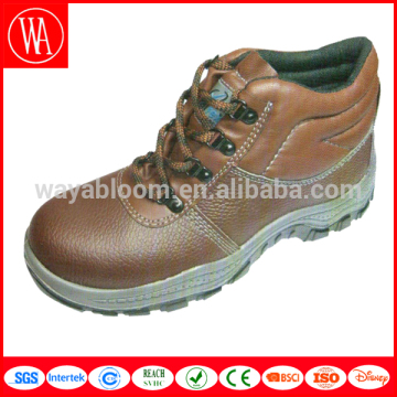 high quality high cut leather safety boots