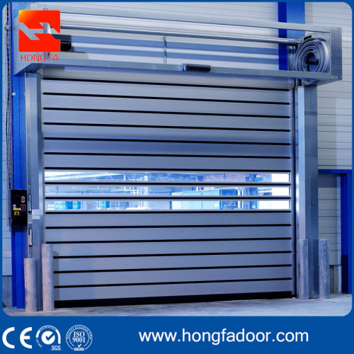 The features of Aluminum hard fast roll door