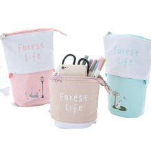 Multifunctional Fabric Pencil Coin Pen Holder in the Form of a Purse