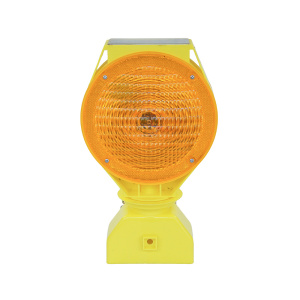 rotary solar traffic warning lights