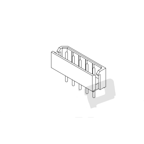 2,50 mm Tonhöhe 180 ° Wafer-Stecker-Serie AW2505V-XP