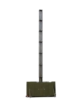 Super Heavy-Duty Telescopic Antenna Mast Tower for Mobile Communications