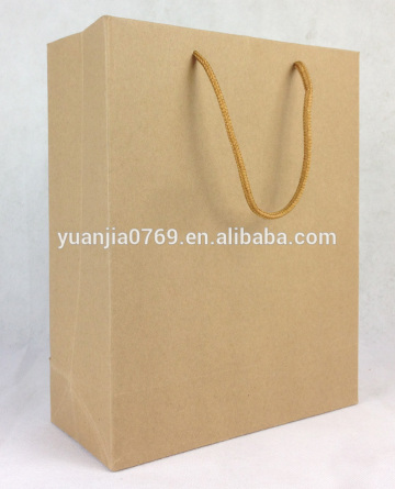 China recyclable brown food kraft paper bag