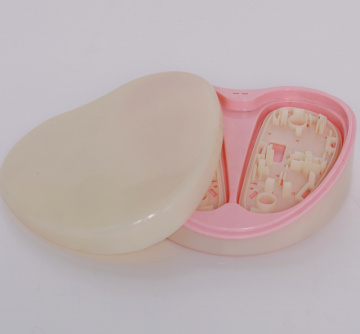 Heart Shape PU Cosmetic Box