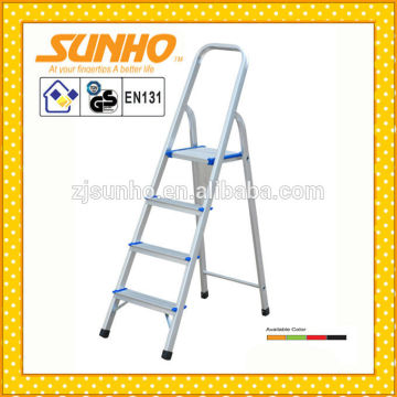 household narrow step aluminium collapsible ladder