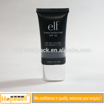 cosmetics high class plastic oval tubes with transparent window