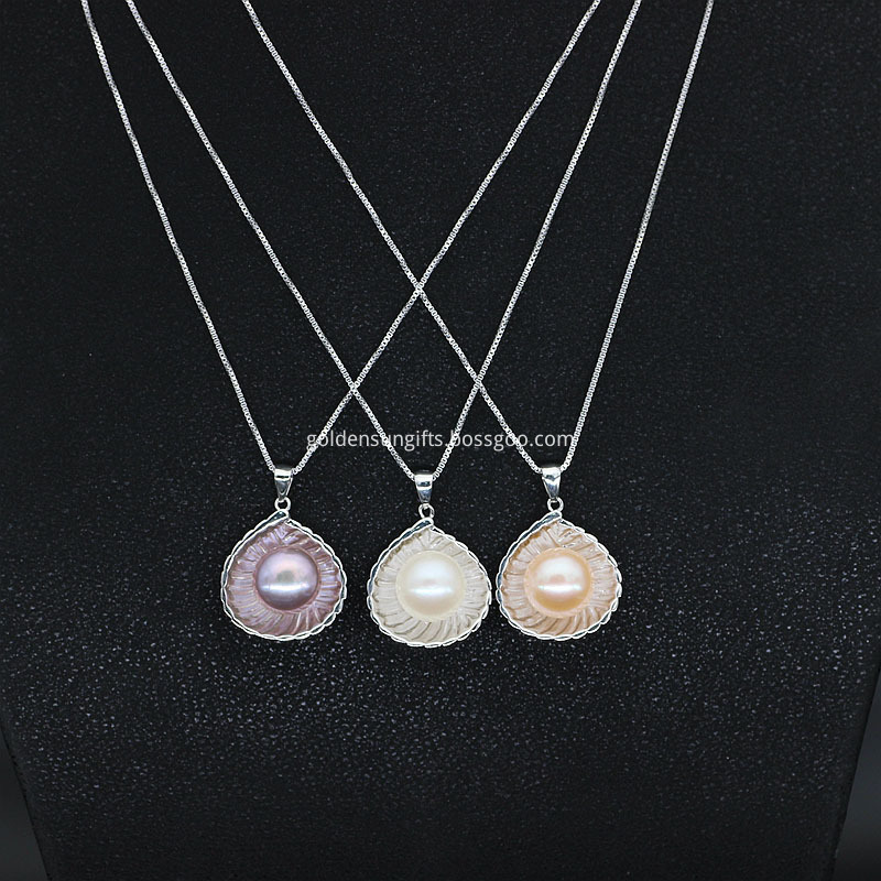 Single Freshwater Pearl Pendant Chain