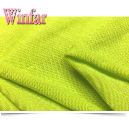 Single Jersey Solid Dye Polyester Spandex Knit Fabric