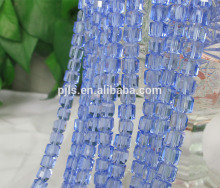 Faceted square crystal Loose beads 6x6mm