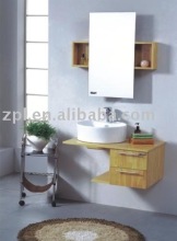 solid wood bathroom cabinet