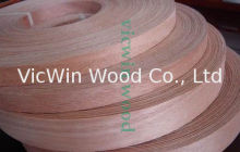 Natural Okoume Wood Veneer Edge Banding Tape/rolls