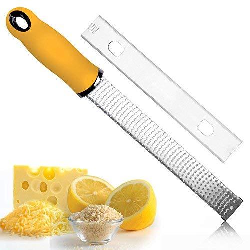 Zester de citron pour le gingembre, l&#39;ail, le chocolat, les légumes, les fruits