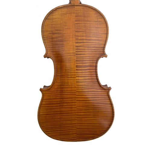 Bonita madera de ancianos con flores 4/4 violín hecho a mano para avanzado