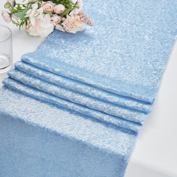 Wholesale Polyester Sequin Table Runner for Wedding Decor