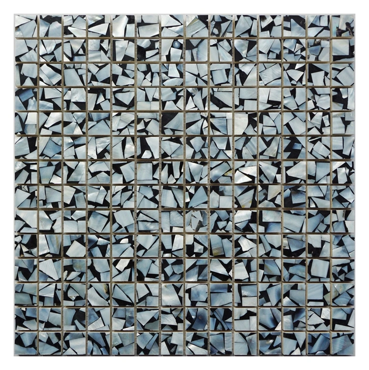 Natural Sea Shell Mother of Pearl Black Mosaic Backsplash Lovely China Mosaic Patterns