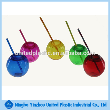 PET plastic small translucent disco ball for drinking