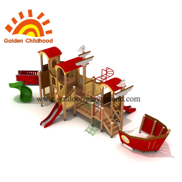 Combination Ship Mixed Outdoor Playground Equipment For Sale