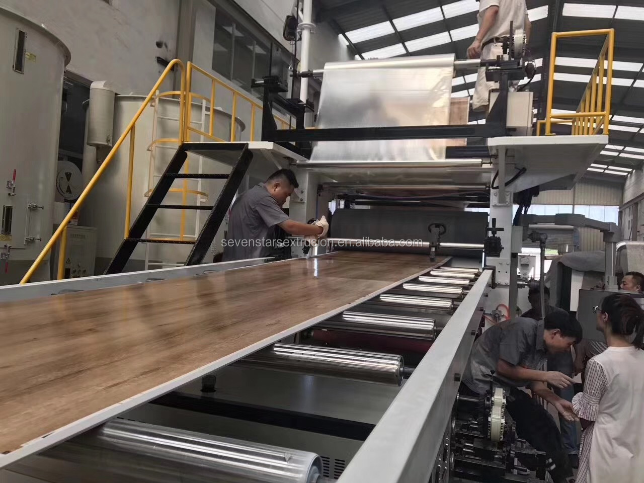 Stone Plastic PVC SPC Flooring Machine Stone Plastic PVC SPC Flooring Machine
