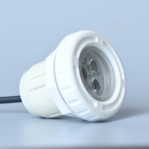 Simple White Vinyl Pool Light