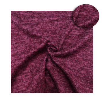 SHAOXING YUEYANG Textile Angora Melange Stretch Brush Plain Dyed Fabric