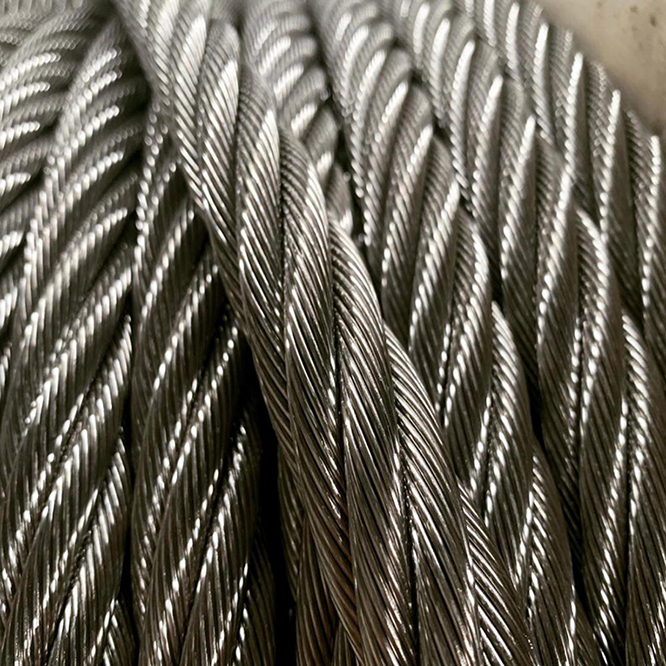 Cuerda de alambre de acero inoxidable seguro y confiable