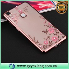 2017 diamond crystal girls case cover for vivo v3 mobile phone case