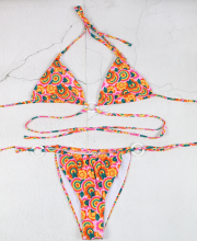 Low Waist Thong Biquini Bikini Set Bathing Suit