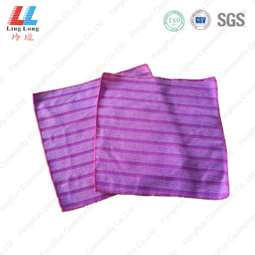 Stripe microfiber washing cloth