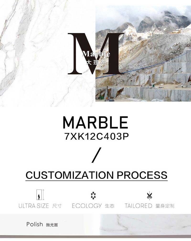 polished marble tiles