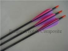 compound carbon fiber arrow, carbon fiber hunting arrow