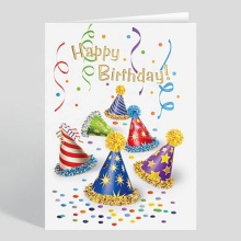 Popular Gift Custom Happy Birthday Greeting Card