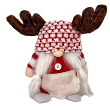 Baby Doll Christmas Antler Rudolph Elk Faceless Old Man Gnome Goblin Doll Decoration