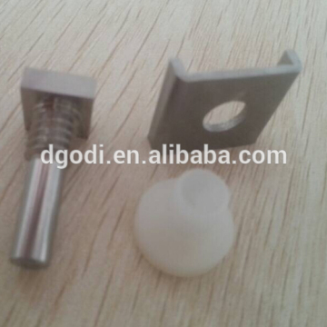 stainless steel square head screw, height adjustment screw