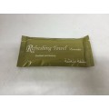 Printed Single Sachet Refreshing Wet Cotton Towel