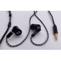 Dual Drivers in Ear Earphones with Detachable Cable