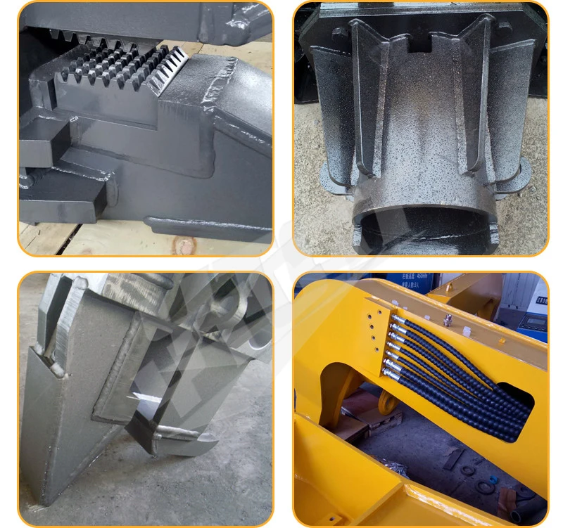 Excavator Attachments Hydraulic Rotating Type Vibratory Pile Hammer