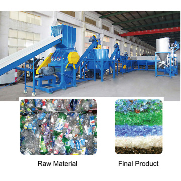 PET plastic bottle recycling and washing line machine