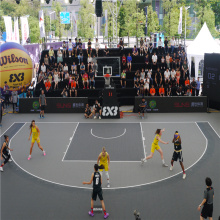 FIBA modular aprovada por piso macio intertravamento de basquete