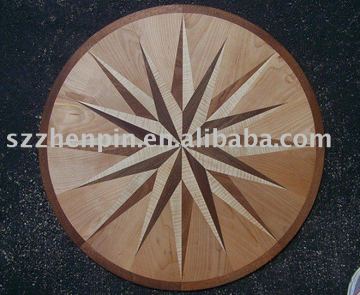 hardwood medallion wood inlay marquetry art parquet