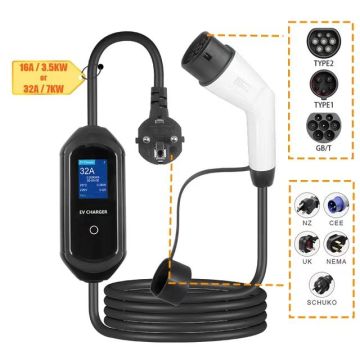 AC portable charger ev charger 3.5kw