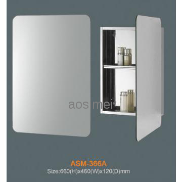 Modern classics stainless steel mirror cabinet