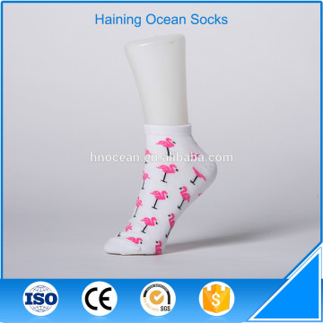 White animal jacquard sock animal girl tube sock