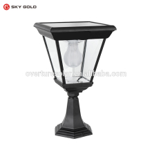 Good price US market aluminum fence light solar light fence post cap for garden