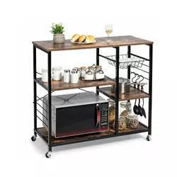 Microwave Kitchen Shelf for Kitchen Living Room