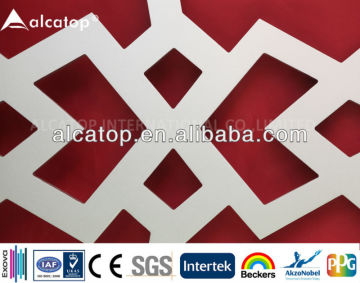 Perforated Flower Aluminum Solid Panels