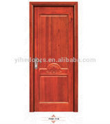 mdf flush solid wood door/ white solid wood bedroom doors