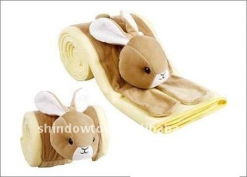 cute rabbit babies blanket