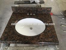 Baltic brown granite vanity top